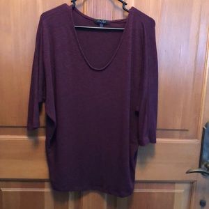 Laila Jayde Maroon shirt.